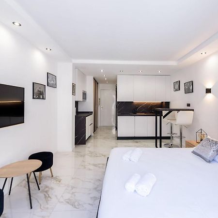 Large Studio - 50M Cannes Beach - Terrace Sea View Zewnętrze zdjęcie