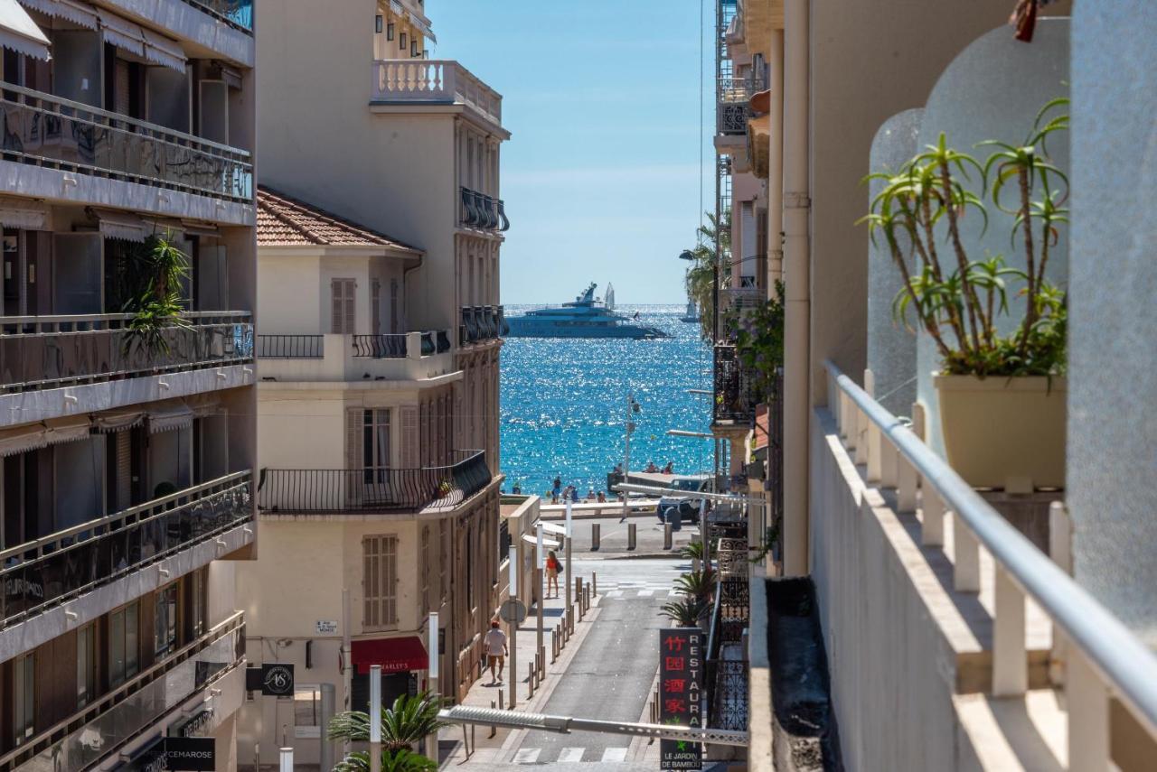 Large Studio - 50M Cannes Beach - Terrace Sea View Zewnętrze zdjęcie