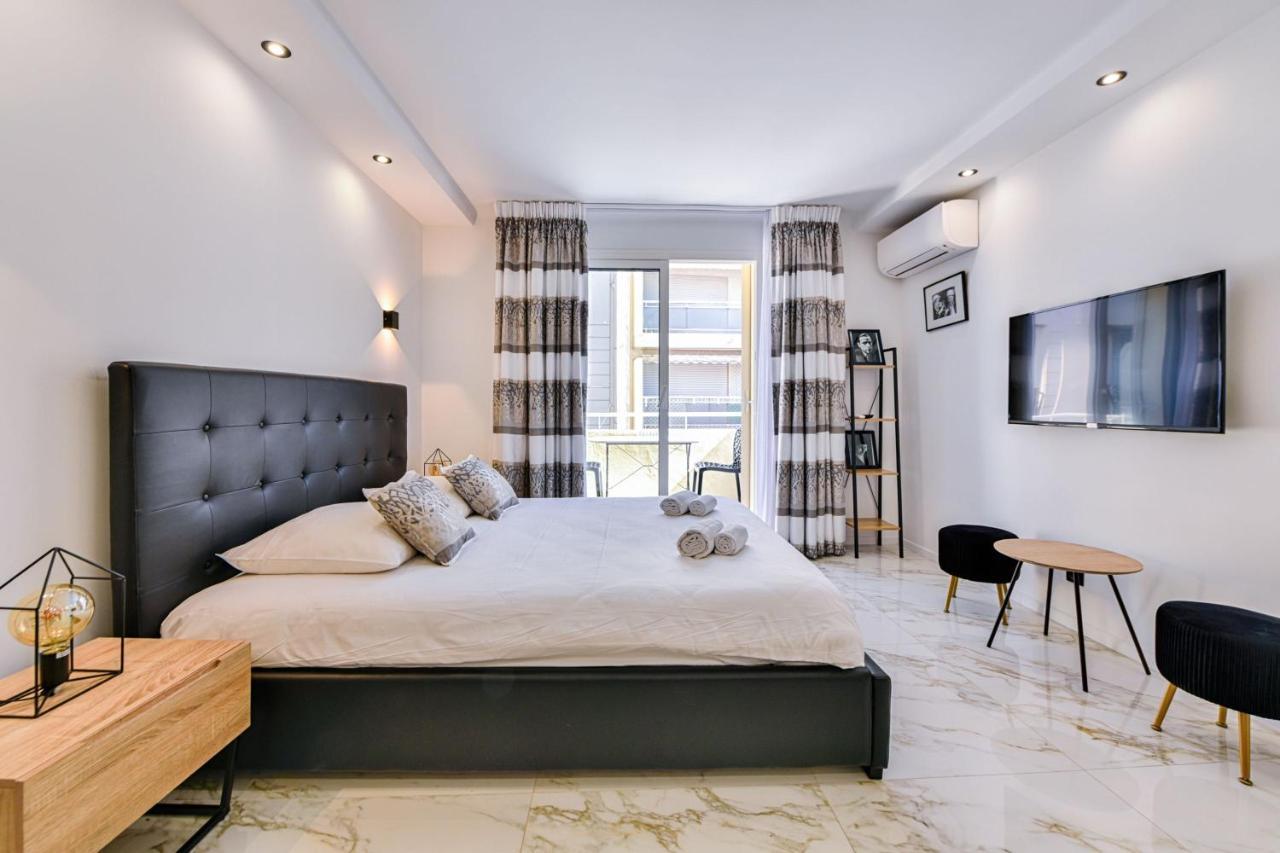 Large Studio - 50M Cannes Beach - Terrace Sea View Zewnętrze zdjęcie