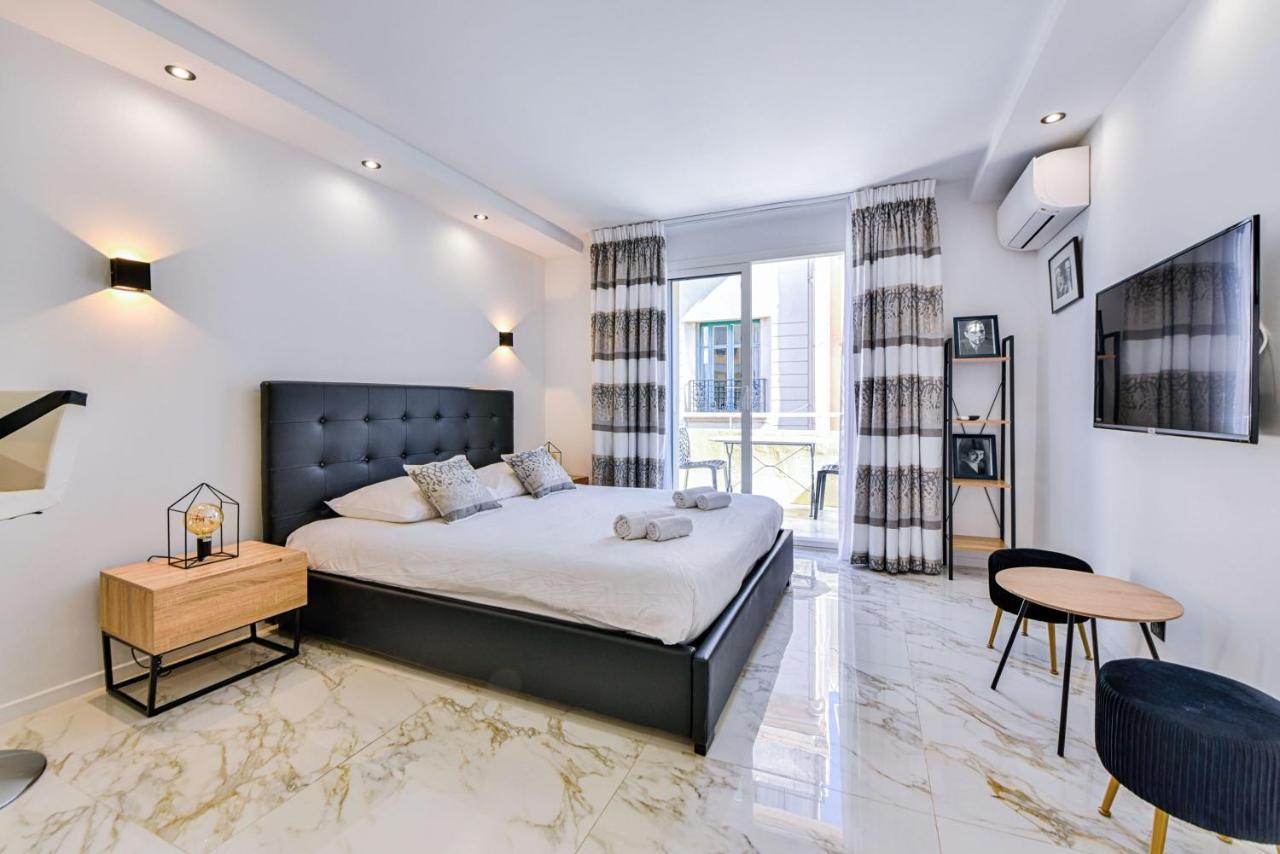Large Studio - 50M Cannes Beach - Terrace Sea View Zewnętrze zdjęcie